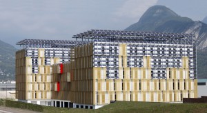 verrière photovoltaïque 2ES brise soleil